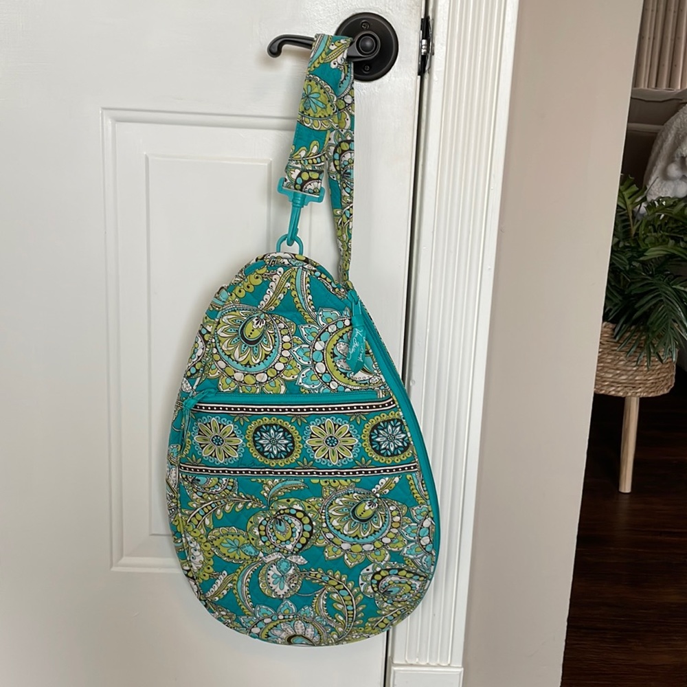Vera Bradley tennis “LiliBell” tennis sling bag.  Never used.  No tags.  Clean -